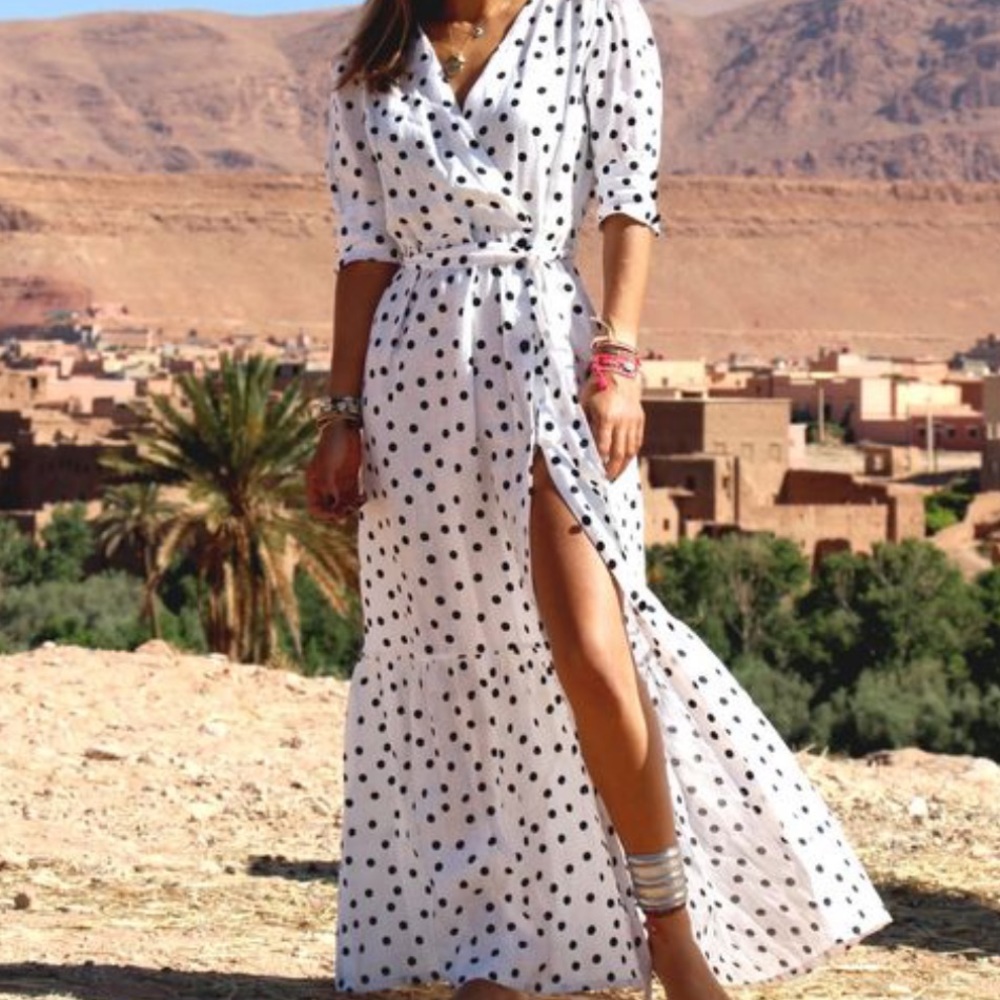 Bakchic Linen Dress (M)